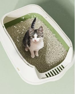 ChezMAX Cat Litter Box Cat Litter Tray - Image 4