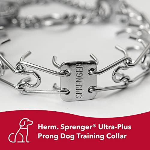 Herm SPRENGER Ultra-Plus Prong Dog Training Collar, 4 mm x 21" Neck Size - Image 9