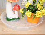 2 Pack of 14 inch Plant Saucer, 1.7" Depth Tray, Large Deep Garden Plastic - Image 3