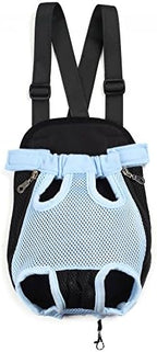 Pet Dog Puppy Cat Carrier Five Holes Backpack Double Shoulder Straps Mesh Front by MOJUN
