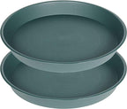 2 Pack of 16 17 inch Plant Saucer, 2.3" Depth, Plant Trays by Bleuhome