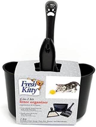 Fresh Kitty 4-in-1 Litter Box Organizer Cleanup Kit – Cat Litter Box Cleaning - Image 4