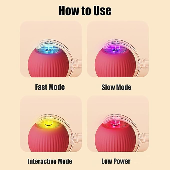 2024 New Electric Dog Ball Toy for Cat, 360° Smart Automatic Interactive - Image 3