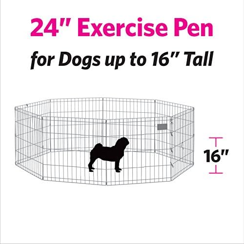 MidWest Homes for Pets Folding Metal Puppy / Dog Exercise Pen, Indoor/Outdoor - Image 5