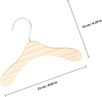 10pcs 8.66-inch Wooden Pet Hangers - Image 2