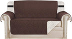 H.VERSAILTEX Reversible Loveseat Cover Furniture Protector Anti-Slip Water by HVERSAILTEX