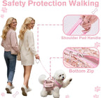 Dog Lift Harness Backpack for Small Dogs Cats, Adjustable Straps Dog Sling - Image 6