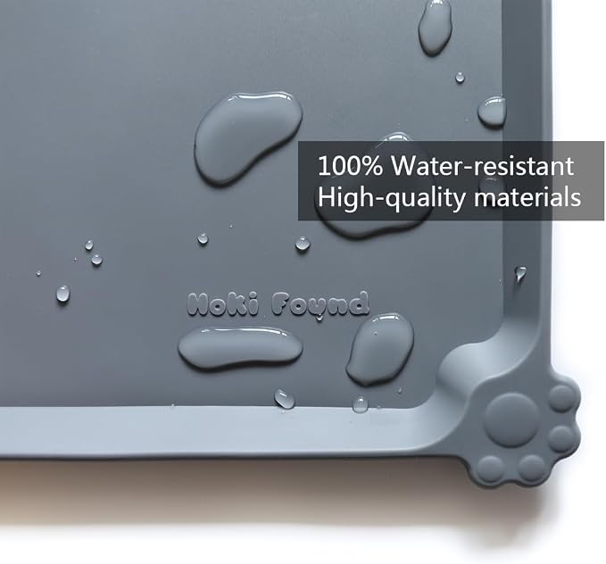 Hoki Found X-Large Silicone Non Slip Pet Dog Cat Bowl Mats - Image 3