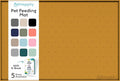 Dog Food Mat - 24x15 Raised Edges Dogs Mat by PETHAPPILY