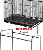 64" Extra Large Tight 1/2-Inch Bar Spacing Wrought Iron Flight Canary Parakeet - Image 3