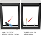 Aluminum Medium Dog Door with 2 Sliding Lock Panels, Doggie Door - Image 7