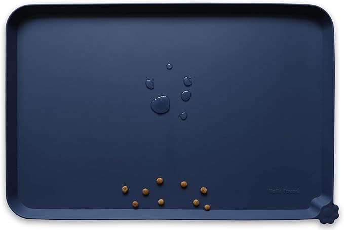 Hoki Found XX-Large Silicone Pet Food Mats Tray by Hoki+Found