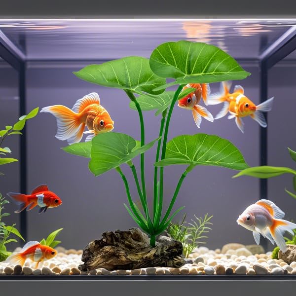 Silk Aquarium Plants Betta Fish Tanks Decor 6-in Soft Aquarium Decorations Fish - Image 7