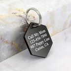 Ultra Joys Stainless Steel Pet ID Tag Dog Name Tags Personalized Front and Back - Image 6