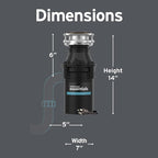 InSinkErator ES30 W/C 1/3 HP Motor Continuous Feed Kitchen Garbage Disposal - Image 3