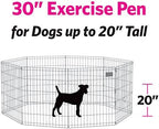 MidWest Homes for Pets Folding Metal Puppy / Dog Exercise Pen, Indoor/Outdoor - Image 4