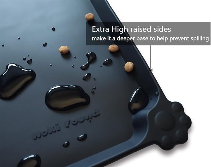 Hoki Found Large Silicone Pet Food Mats Tray - Image 2