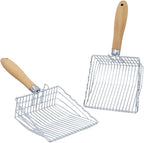 2 Pack Metal Cat Litter Scoops, Heavy-Duty Kitty Scooper by Unknown