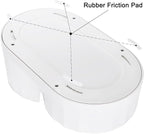 RIZZARI Gravity Water Bowl Dispenser: 4L White Stainless Steel Water Feeder - Image 5