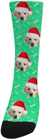 Custom Face Socks, Personalized Dog Lover Pet Photo Picture on Socks Unisex - Image 2