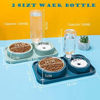 JiangYanus Double Dog Cat Bowls, Pet Water and Food Bowl Set - Image 7