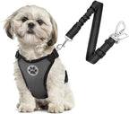 SlowTon Dog Seat Belt Harness for Car, Dog Car Harness Adjustable Mesh by SlowTon