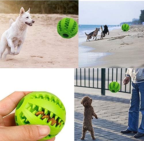 Sunglow 2 Pack Dog Toy Ball，Nontoxic Bite Resistant Teething Toys Balls - Image 8
