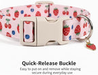 Pink Dog Collar, Female Dog Collar - Image 3