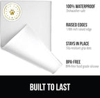 GORILLA GRIP 100% Waterproof Raised Edge BPA Free Silicone Pet Feeding Mat - Image 2