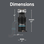 InSinkErator Essentials ES50 Kitchen Garbage Disposal - Image 3