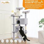 56-Inch Multi-Level Cat Tree Tower - Image 4