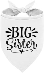 Big Sister Dog Bandana, Pet Triangle Scarf, Pet Bandana by ZPPRJF