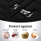 H.VERSAILTEX Reversible Quilted Recliner Covers Water Resistant Furniture - Image 4