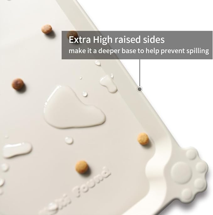 Hoki Found X-Large Silicone Non Slip Pet Food Mats - Image 2