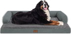 Large Dog Bed Orthopedic Washable: Dark Grey Dog Bed - Image 9