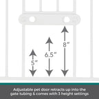 MYPET North States Extra Tall & Wide Walk Thru EasyPass Pet Gate - Image 2