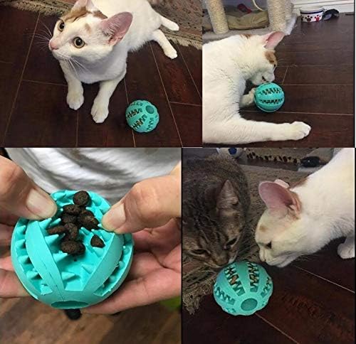Sunglow 2 Pack Dog Toy Ball，Nontoxic Bite Resistant Teething Toys Balls - Image 6