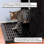 Refined Self Cleaning Litter Box Cabinet-Litter Catch Espresso - Image 3