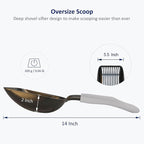 WePet Cat Litter Scoop, Non-Stick Plated Aluminum Alloy Sifter, Kitty Durable - Image 5