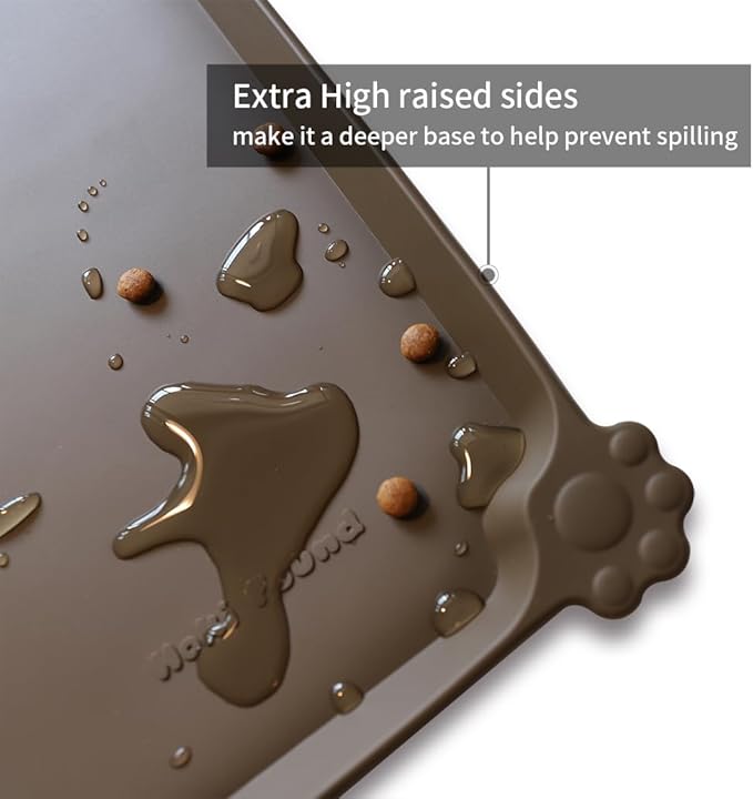 Hoki Found XX-Large Silicone Pet Food Mats Tray - Image 2