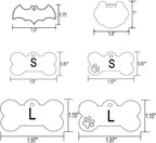 Stainless Steel Personalized Pet ID Tags, Art Design - Image 4