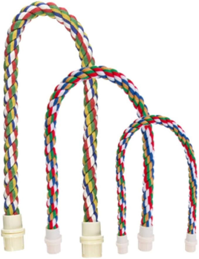 JW Pet Comfy Perch For Birds Flexible Multi-color Rope, Large - Image 5