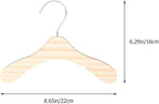 10pcs 8.66-inch Wooden Pet Hangers - Image 5