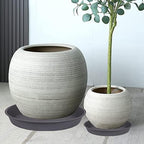 2 Pack of 20 21 inch Plant Saucer Round, Deep Plant Saucers - Image 2