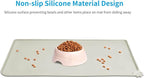 AUDWUD Silicone Waterproof Pet Feeding Mats, Anti Slip Bowl Pad, Dog Mat - Image 2