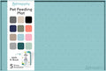 Dog Food Mat - 28x18 Raised Edges Dogs Mat by PETHAPPILY