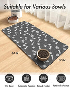 MontVoo Dog Food Mat-Pet Feeding Mat - Image 8