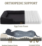 Bedfolks Orthopedic Dog Bed, Big Waterproof Dog Sofa Bed - Image 2