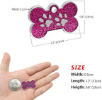Personalized Dog/Cat Cute Paw Pet ID Tag - Image 5