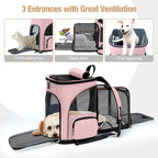 Lekereise Pet Carrier Backpack Expandable Cat Backpack - Image 3